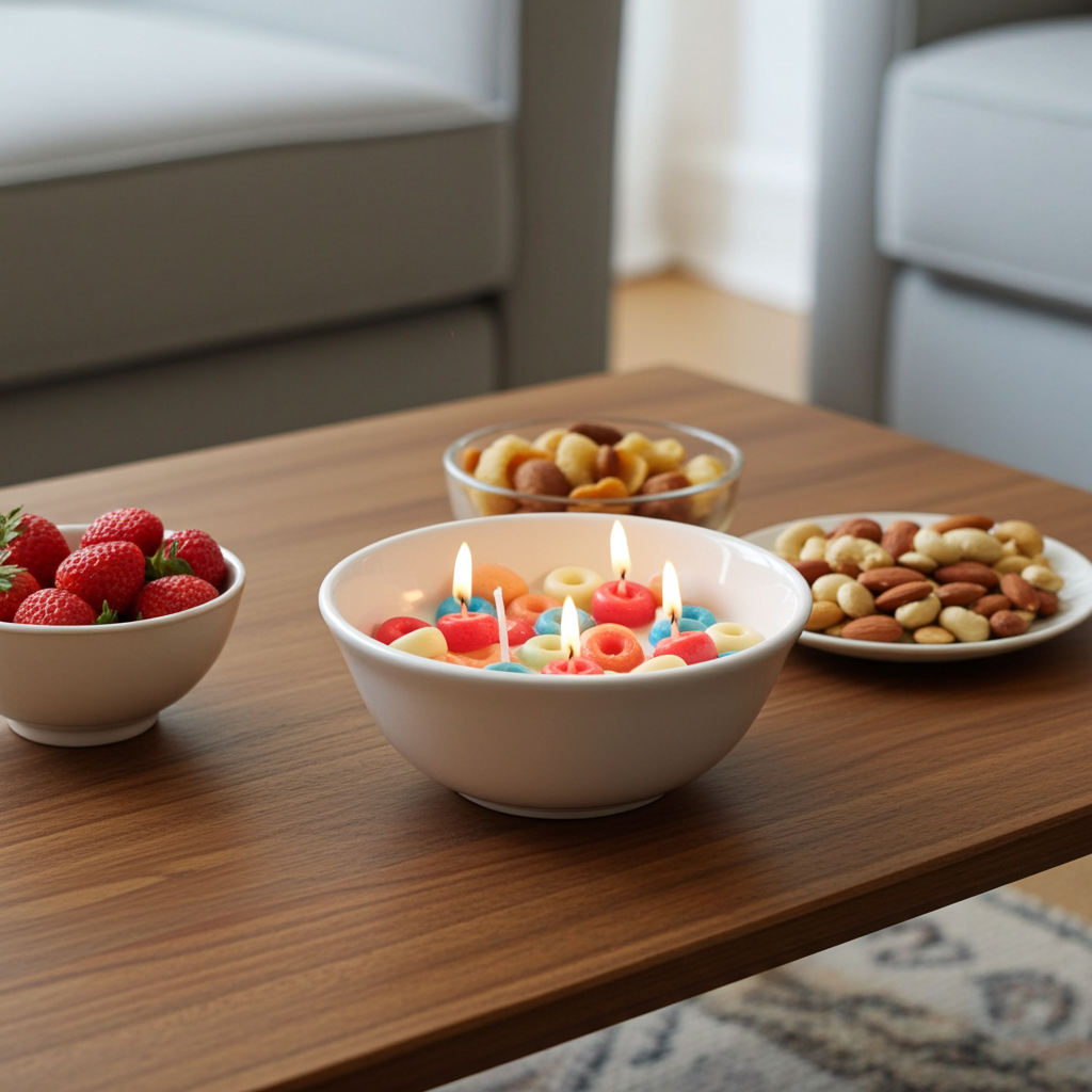 Fruity Loops Cereal Bowl Scented Candles
