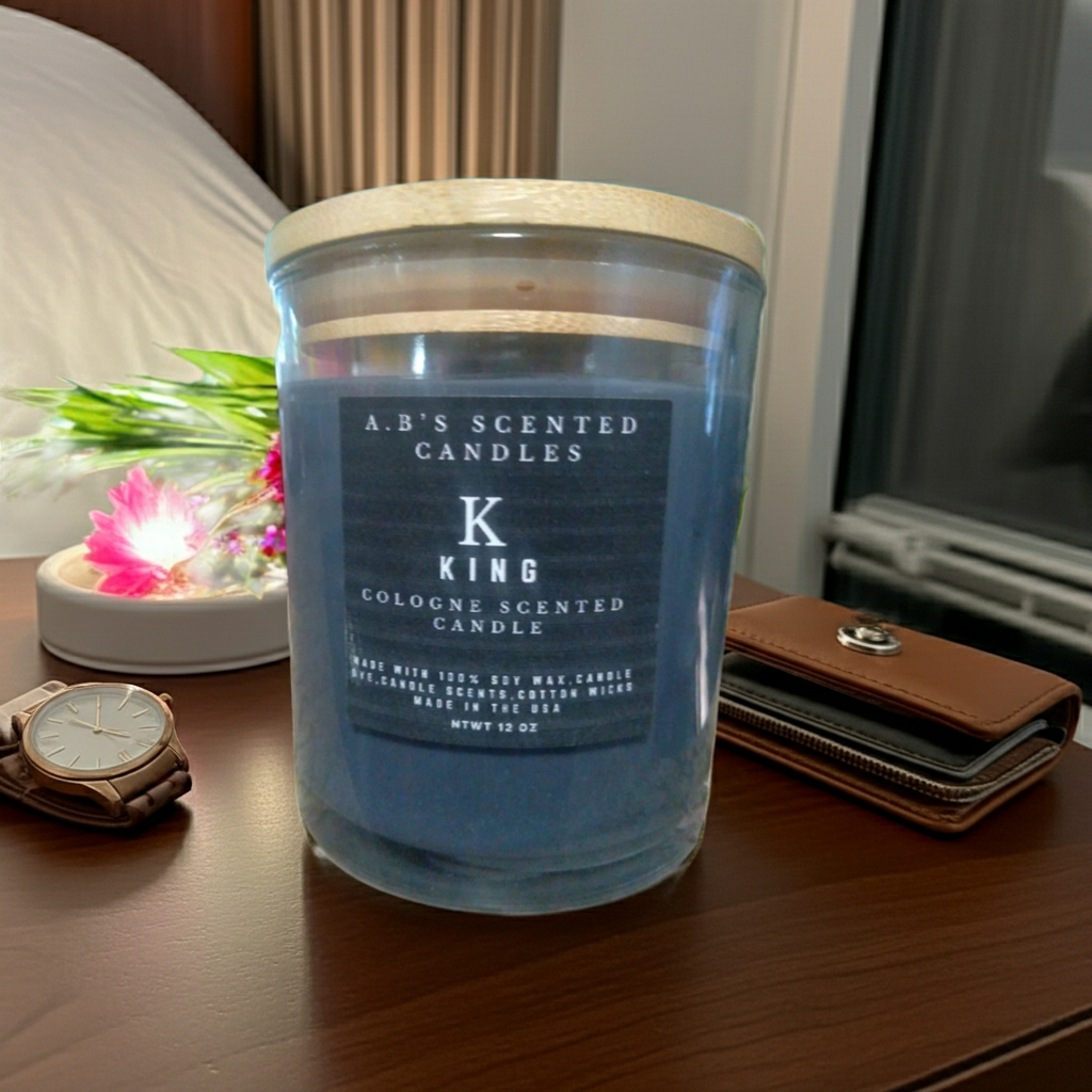 King Cologne Scented Candle