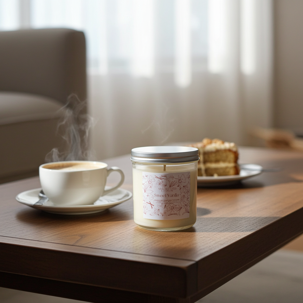 Sweet Vanilla Scented Candles