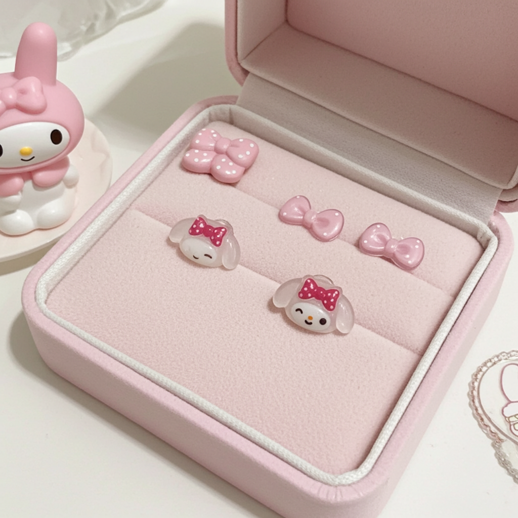 Melody cartoon earrings
