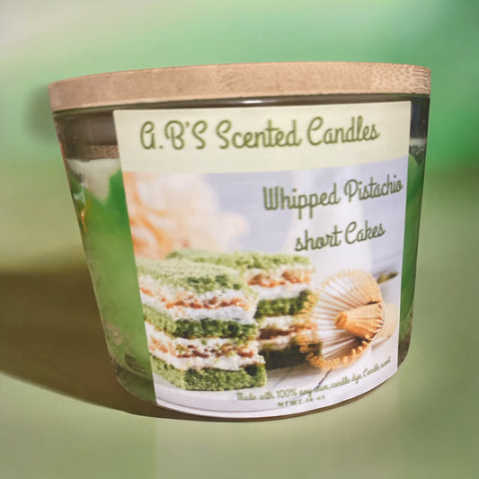 Whipped pistachio shortcake Candle