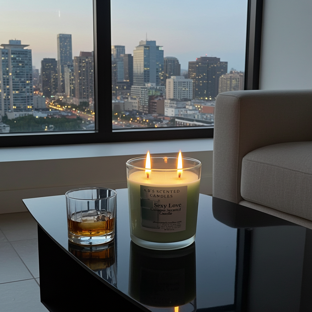 Sexy Love Cologne Scented  Candles